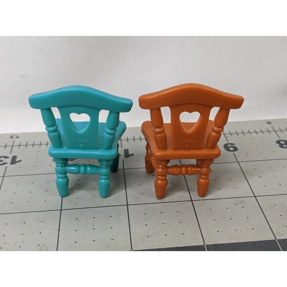 Fisher Price Sweet Streets Chair Bathtub Tub Table Produce Corn Clown Mirror Lot